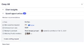Coop AB AI Instant Insights Drawer