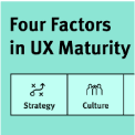Four Factors in UX Maturity